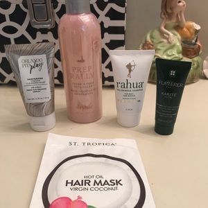 Collection of hair care samples (one full size)